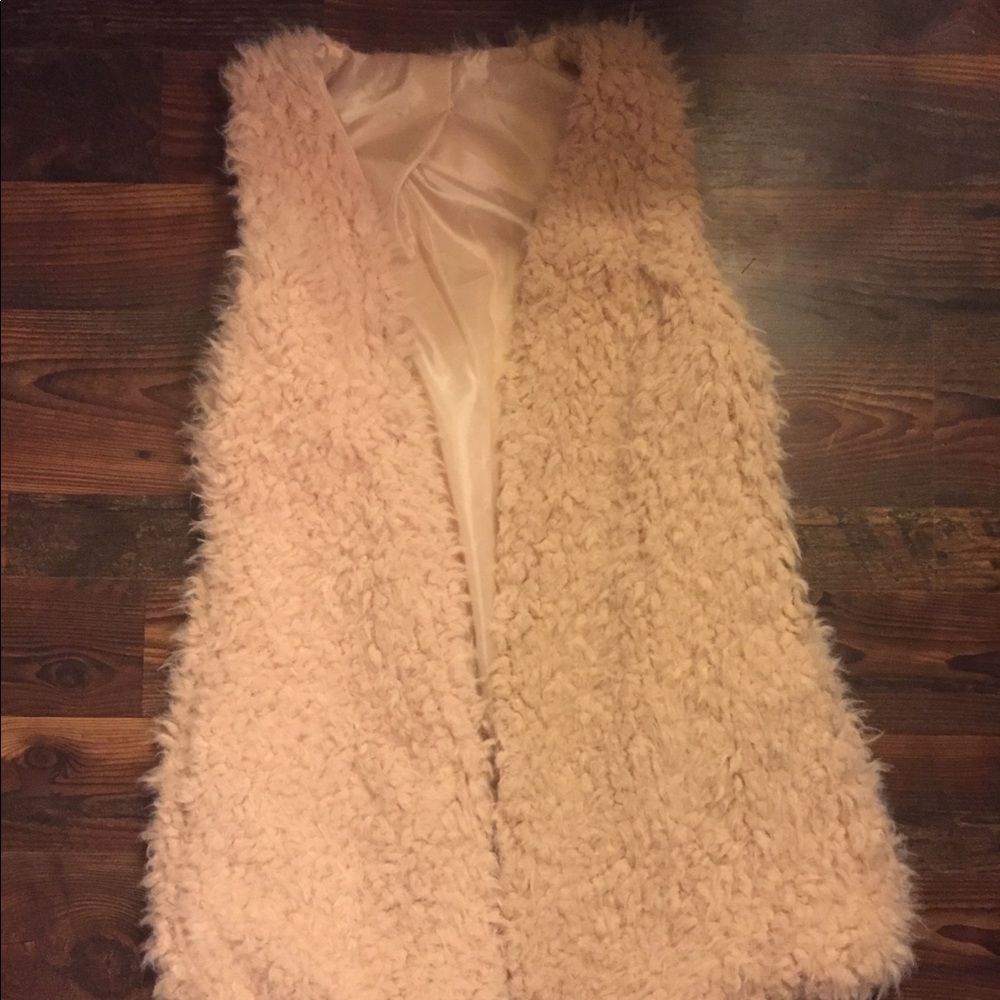 Faux fur vest